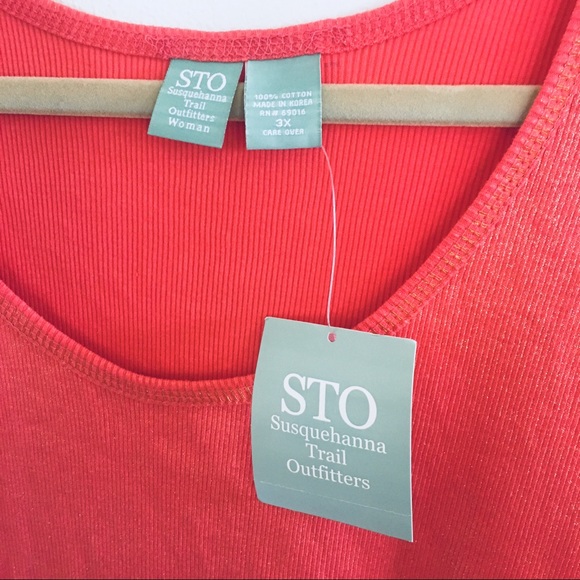 Susquehanna Trail Outfitters Grapefruit Tank 3X - Picture 2 of 7